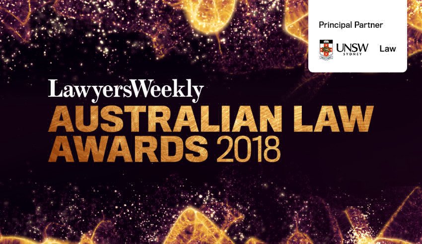 lawyers weekly australian law awards 2018 winners revealed