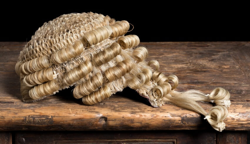 New judge, barrister's wig