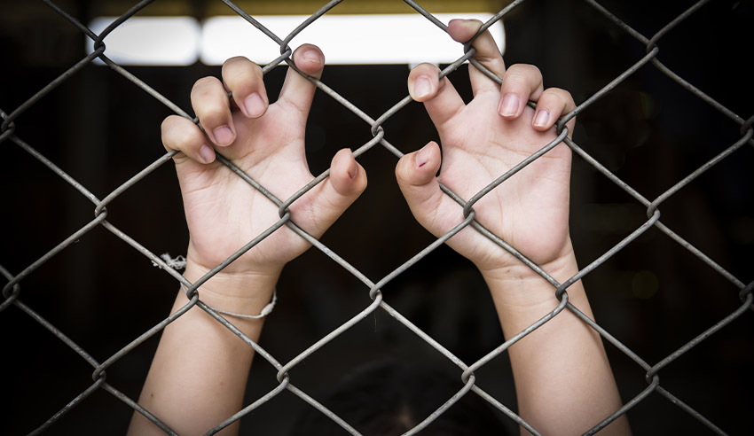 adult and children detainees