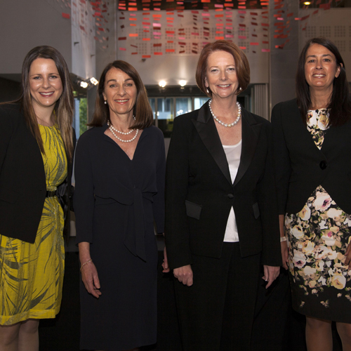 Gillard talks girl power with Fran Kelly