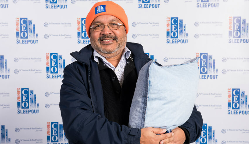 Vinnies CEO Sleepout, Clarence Kunnel