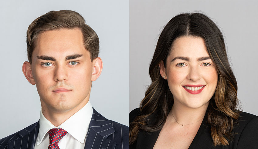 Aleks Djordjevic and Samantha Farrelly