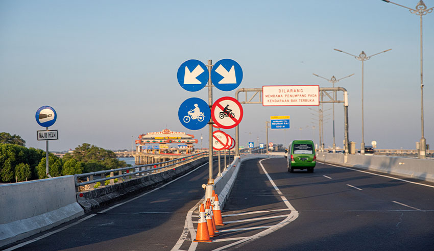 Indonesian toll road