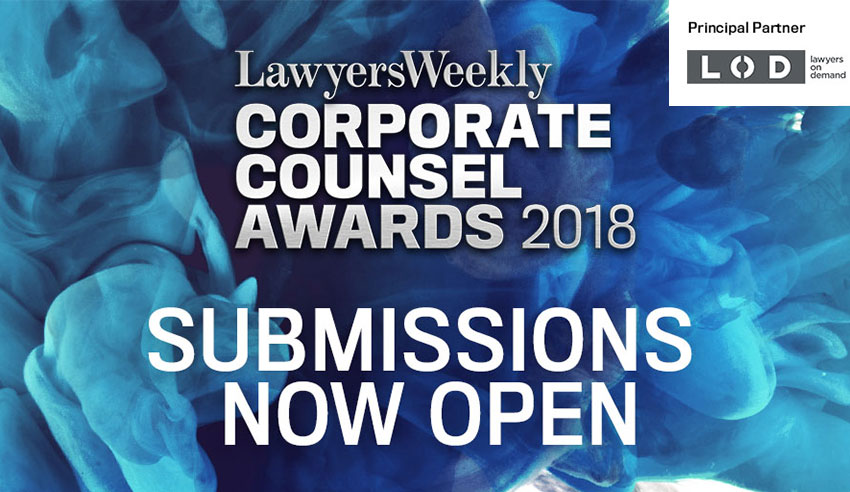 Lawyers Weekly Corporate Counsel Awards 2018