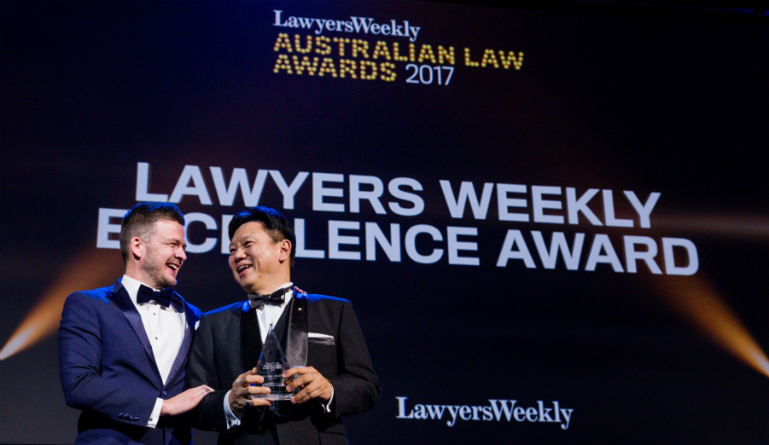 Lawyers Weekly Award Winner