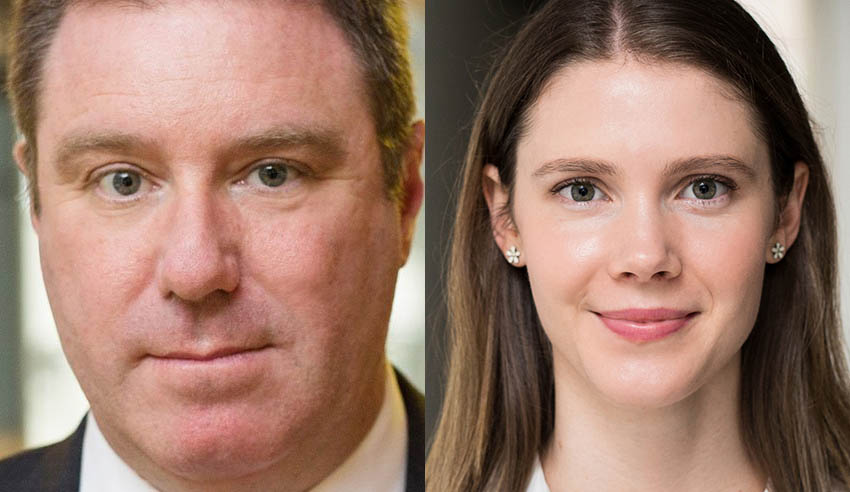 Michael Byrnes and Emily Capener