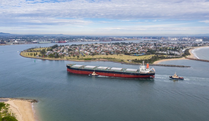 Port of Newcastle NSW lw