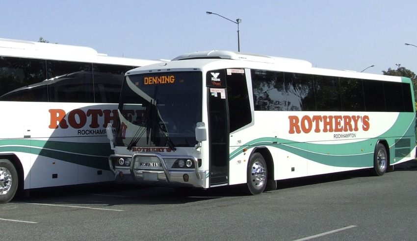 Rotherys Coaches bus lw