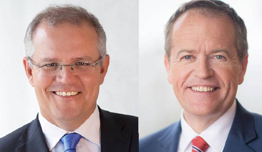 Scott Morrison and Bill Shorten