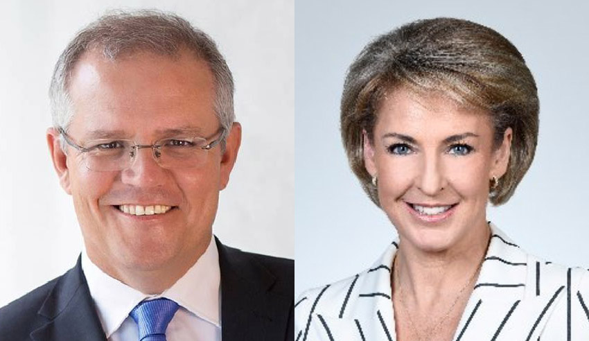 Scott Morrison and Michaelia Cash