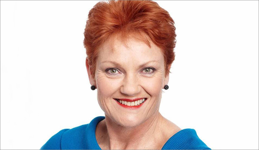 Senator Pauline Hanson