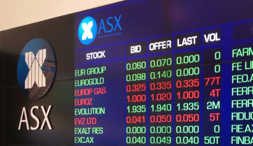 ASX, stock board exchange