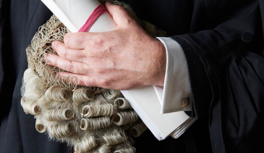 Barrister wig, judge