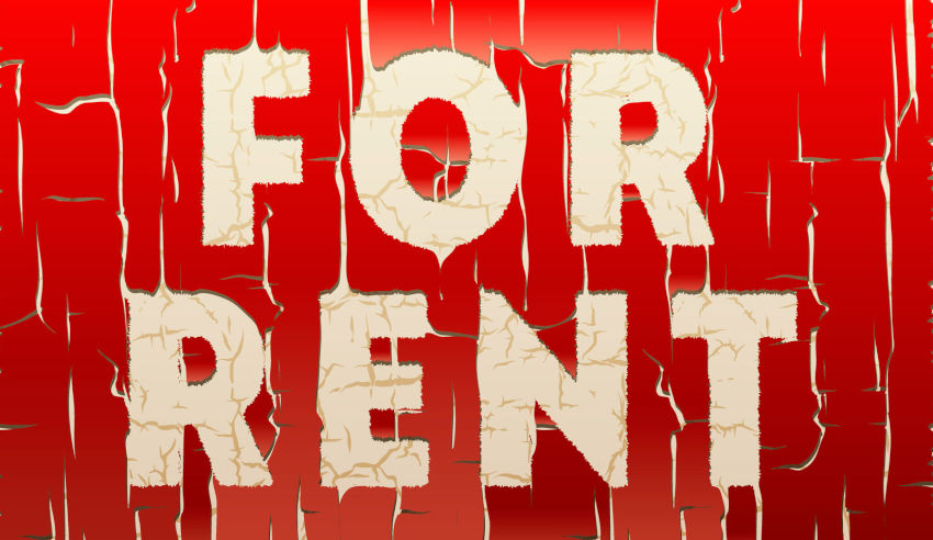 For rent signage