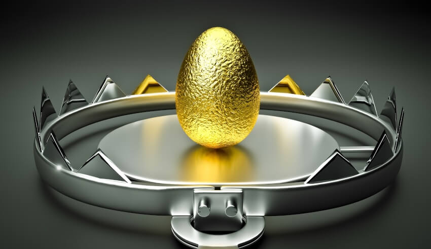 golden egg, inheritance, trap