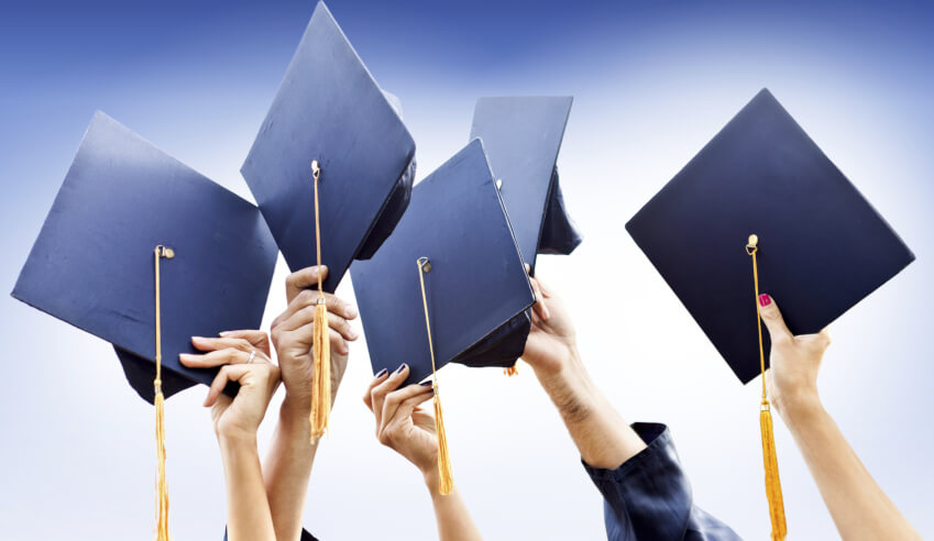 Graduation cap, graduate lawyers