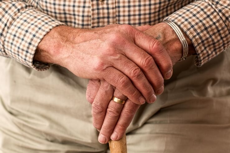 Grandfather's hand