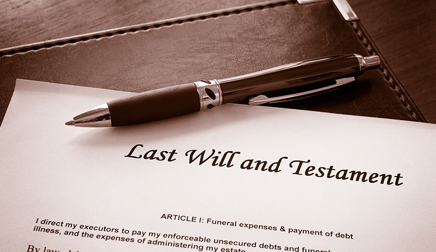 Last will and testament