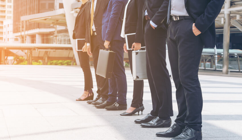 Lawyers, leadership program, people in corporate attire