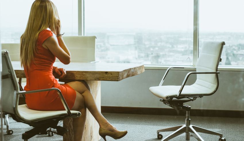 Professional woman in an office