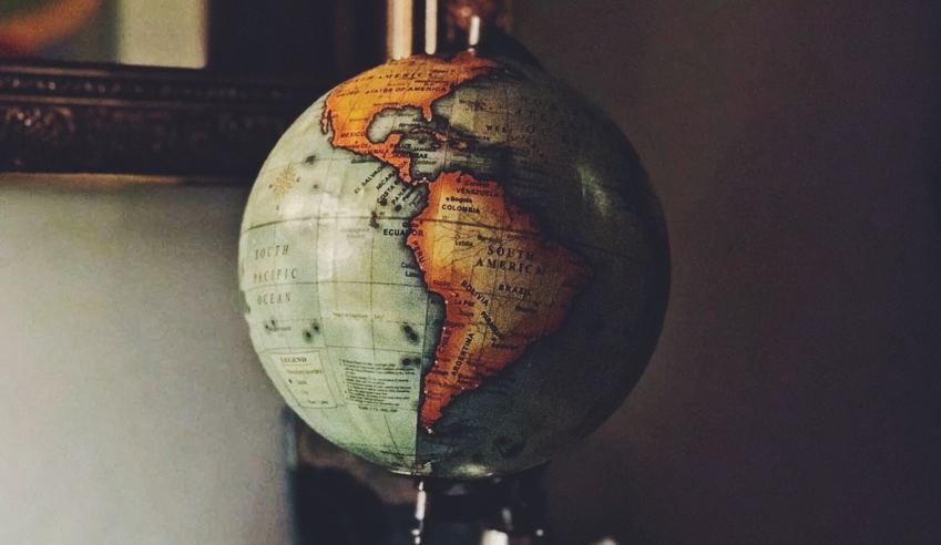 south america map