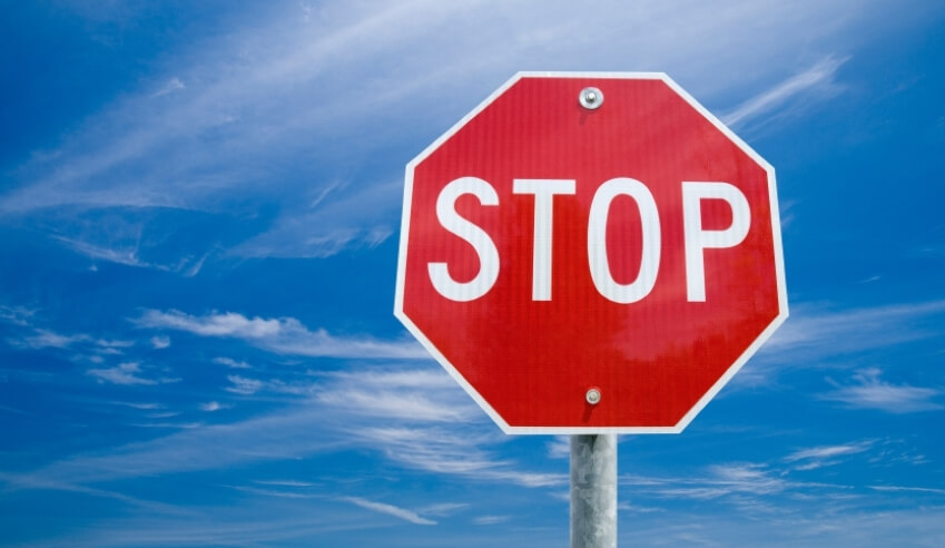 Stop sign