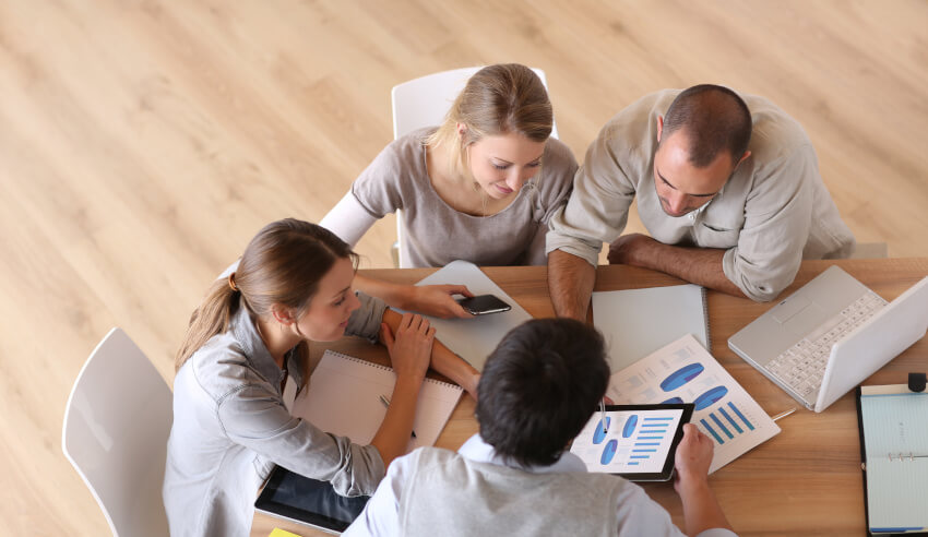 Team meeting, Sydney CBD