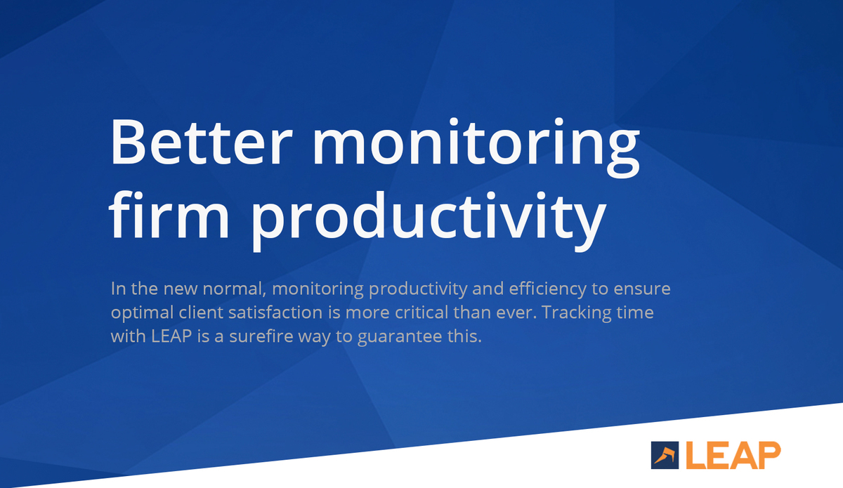 Better monitoring firm productivity