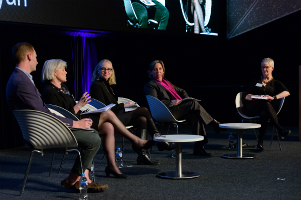 Dominic Woolrych, Claire Wivell Plater, Dr Pip Ryan, Beth Paterson, professor Lesley Hitchens